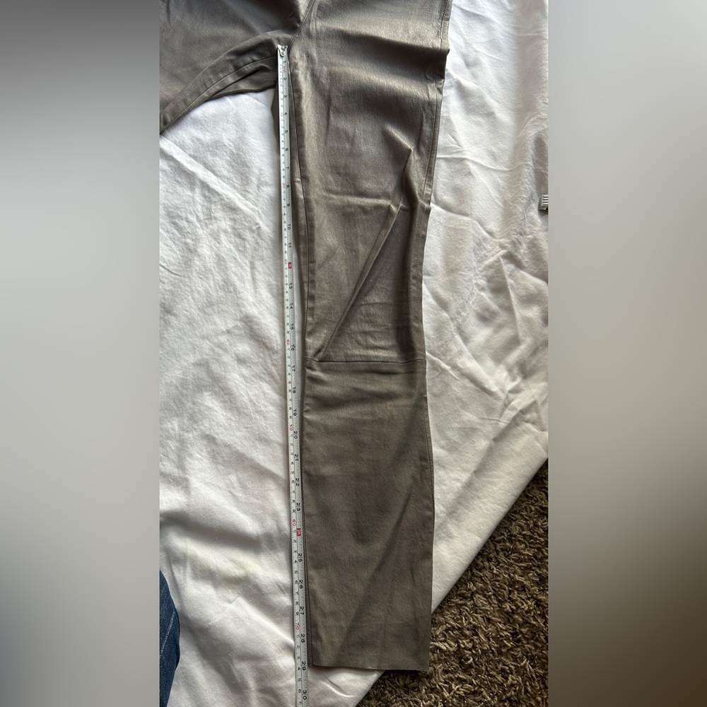 Theory - Ima Maximus lambskin leather pants / size 4 / Gray - Picture 7 of 15